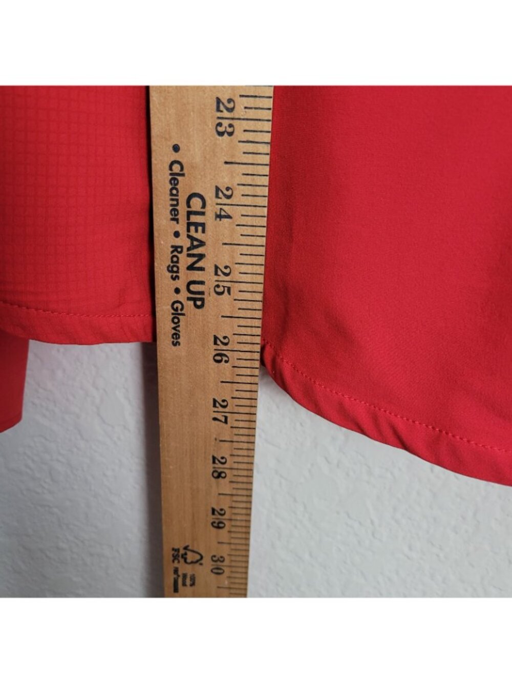 Columbia Omni-Shade UPF 50 Omni-Wick Hiking Shirt Shoulder Vents Coral Red XL - Picture 5 of 9